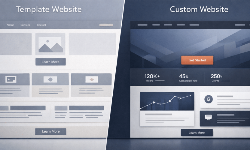 Custom vs Template Websites