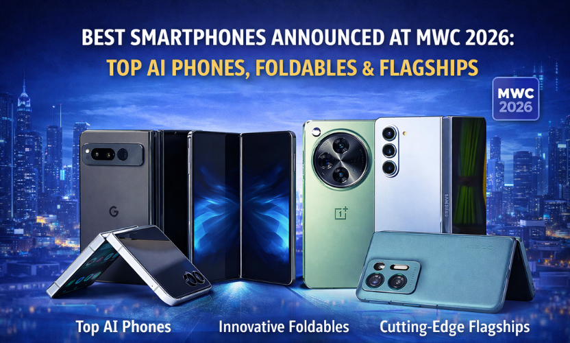 MWC 2026 smartphones lineup showing AI phones and flagship devices