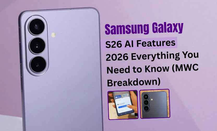 Samsung Galaxy S26 AI features showcased at MWC 2026