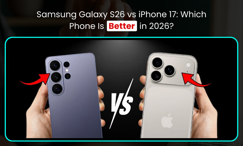 Samsung Galaxy S26 vs iPhone 17 smartphone comparison
