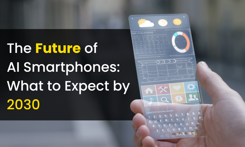 future of AI smartphones technology concept