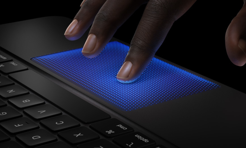 Student using Apple Pencil on iPad Pro for digital note taking and sketching  