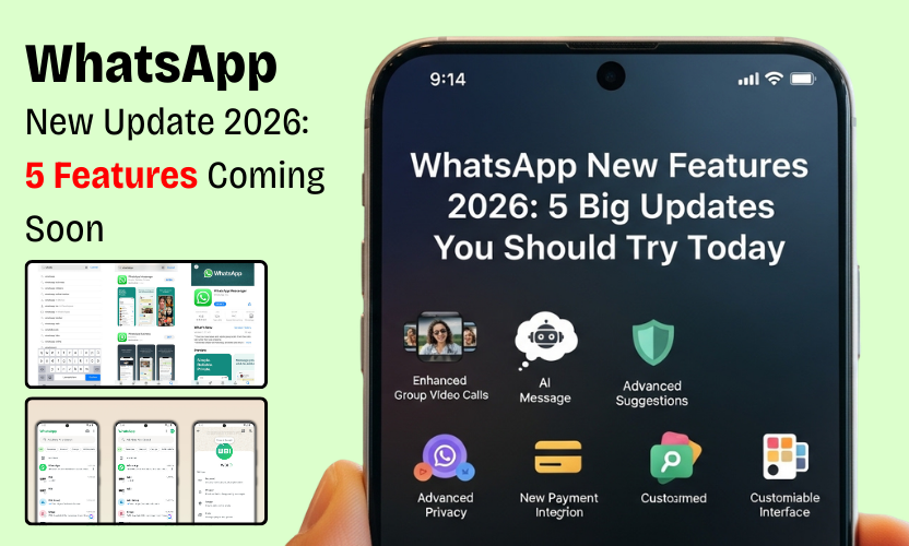 WhatsApp new update 2026 upcoming features