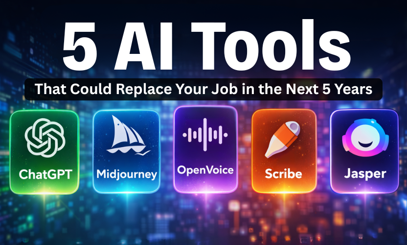 AI tools replace jobs concept showing automation and future work