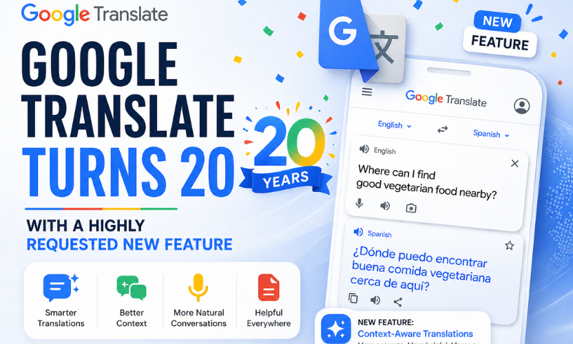 Google Translate update 2026 new feature
