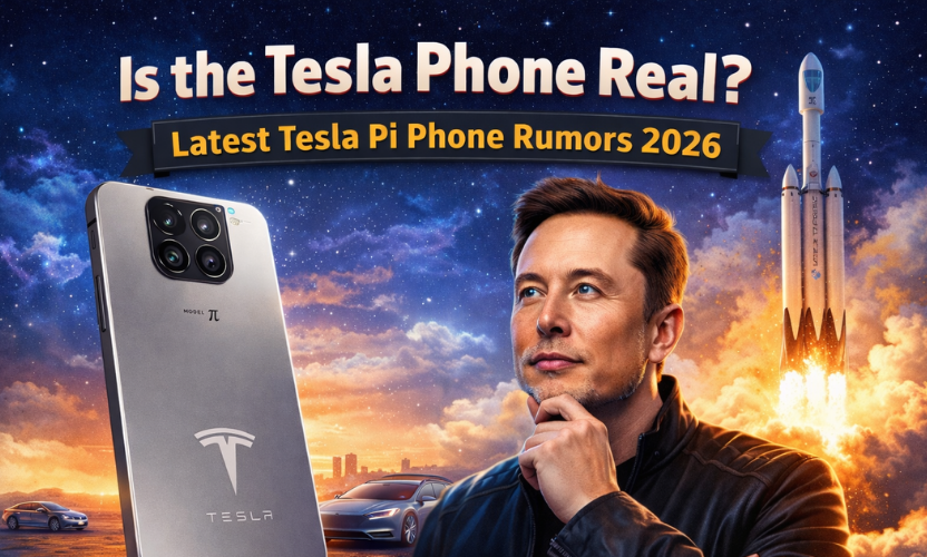 Tesla Pi Phone rumors 2026 concept smartphone image