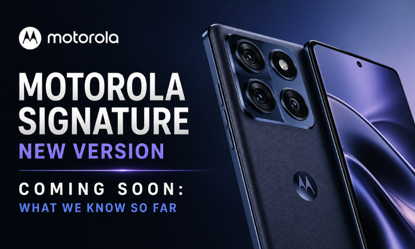 Motorola Signature new version upcoming smartphone 2026