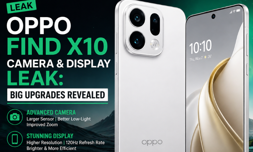 Oppo Find X10 Camera Leak
