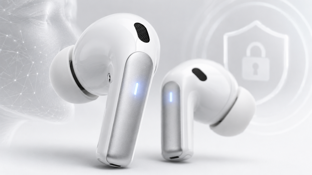 Apple AI Camera AirPods privacy LED indicator concept