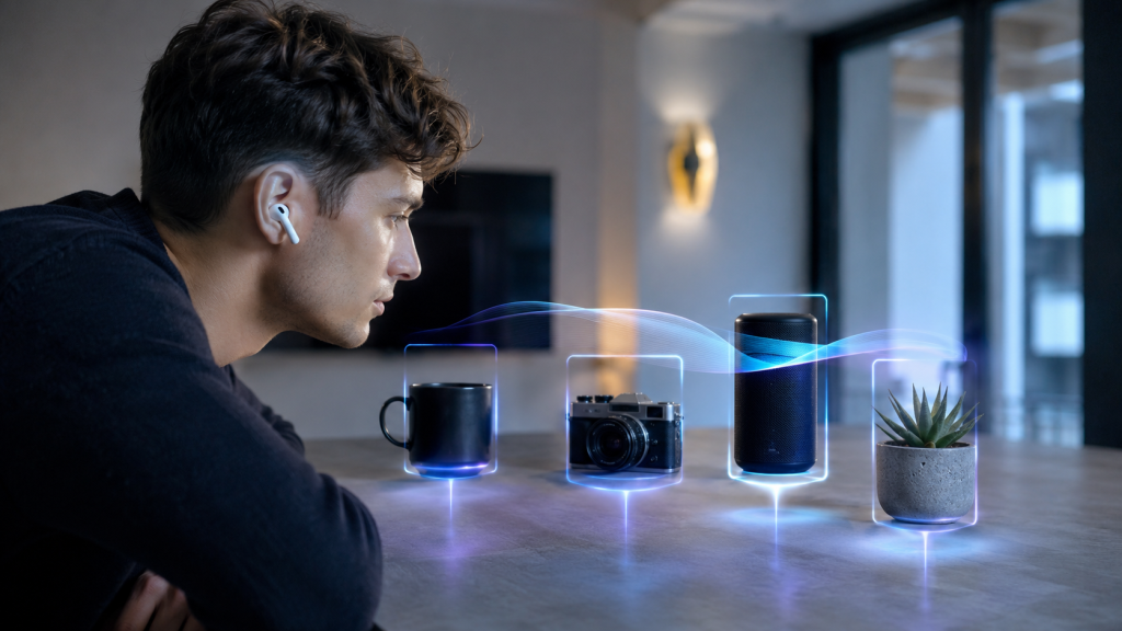 Apple AI Camera AirPods using Siri to identify objects