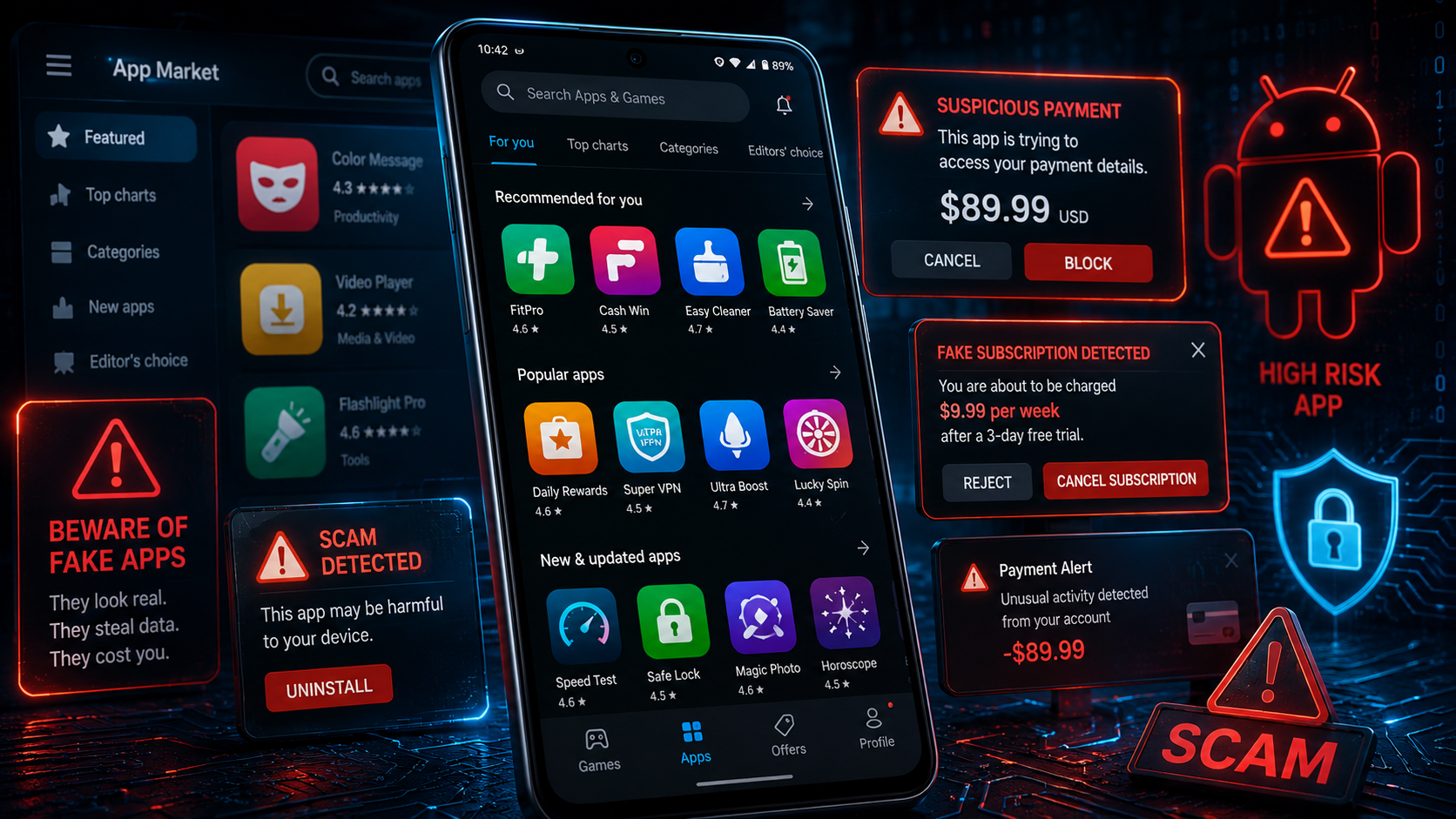 CallPhantom scam apps on Google Play targeting Android users
