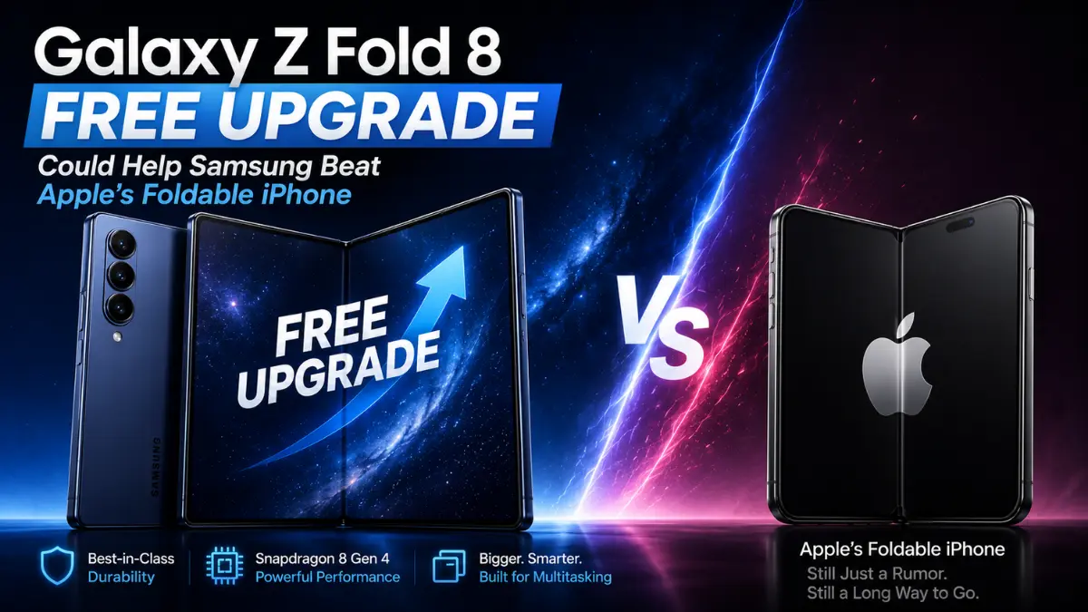  Galaxy Z Fold 8 Free Upgrade Could Help Samsung Beat Apple’s Foldable iPhone