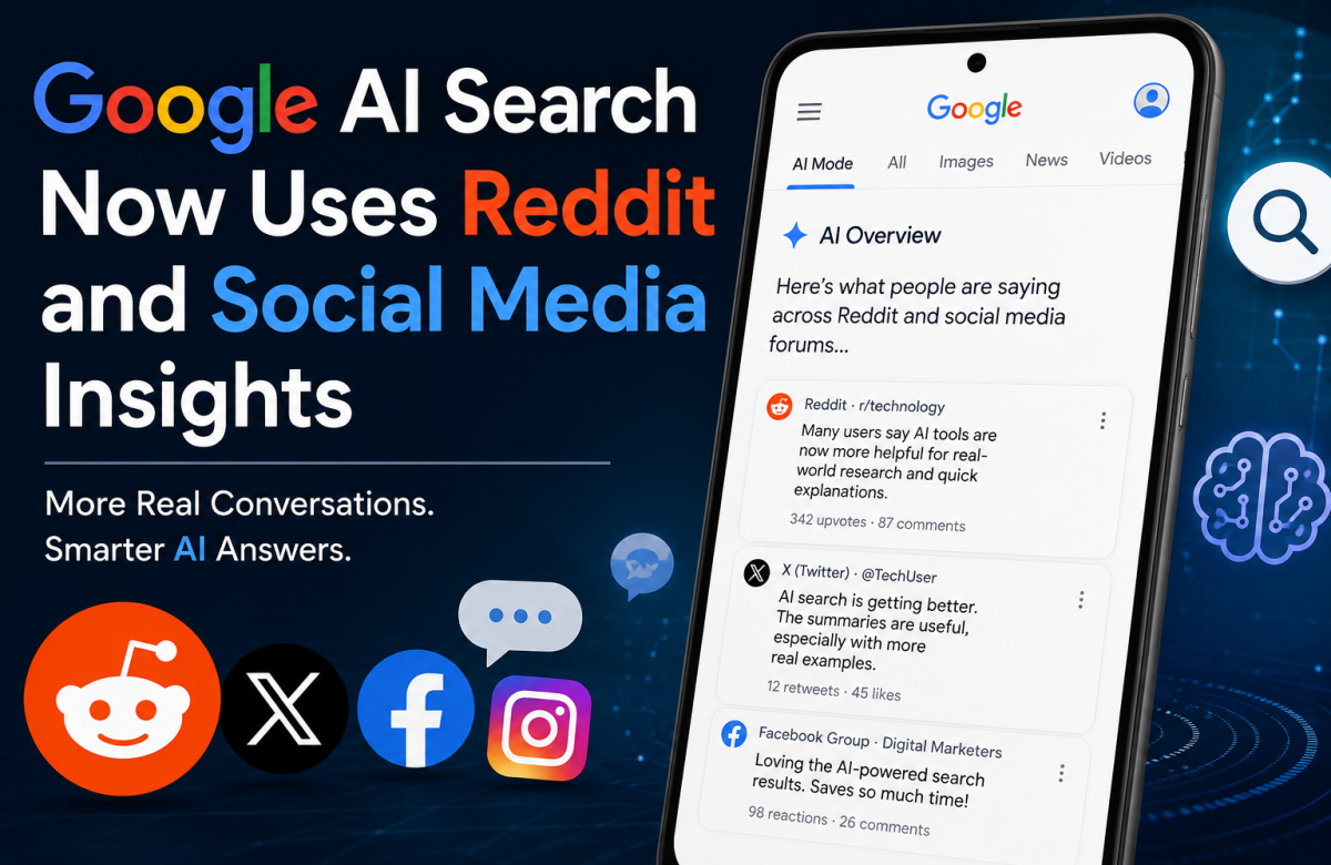 Google AI Search Uses Reddit and Social Media Insights