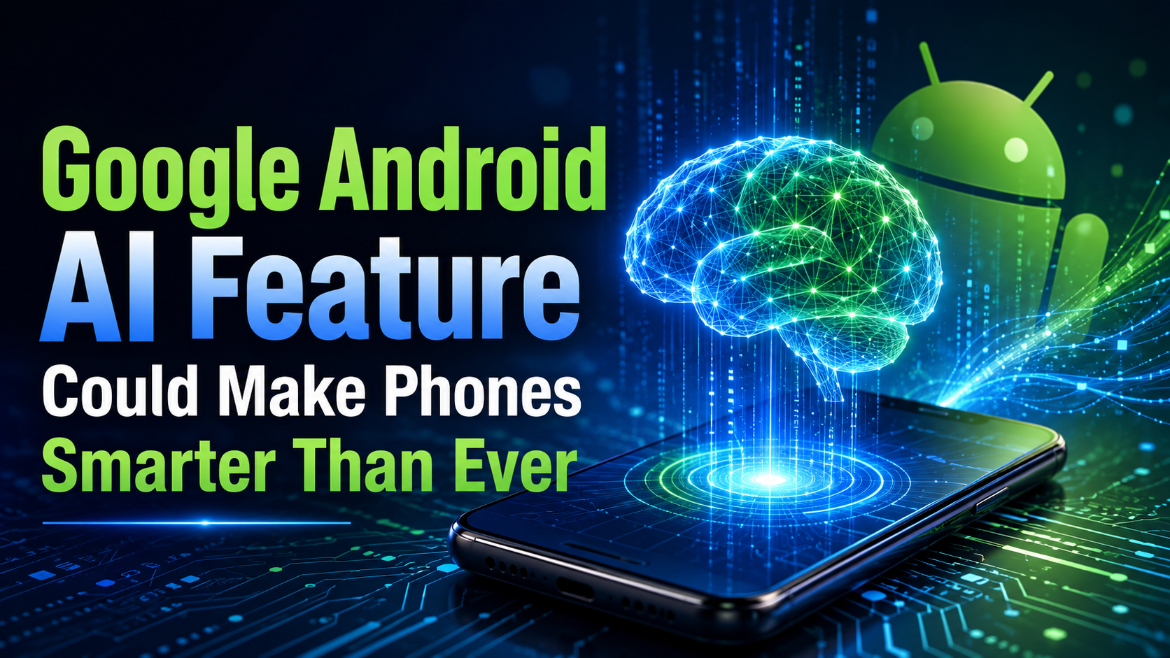 Google Android AI Feature Could Make Phones Smarter Than Ever