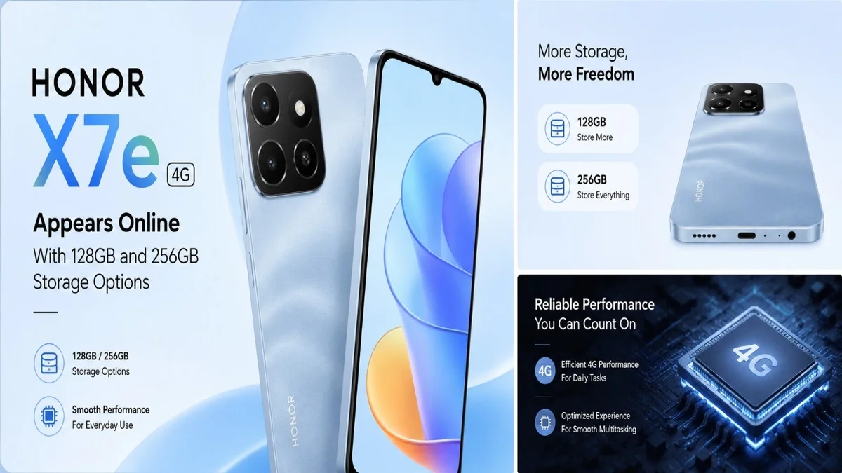 Honor X7e 4G Spotted Online With 256GB Storage