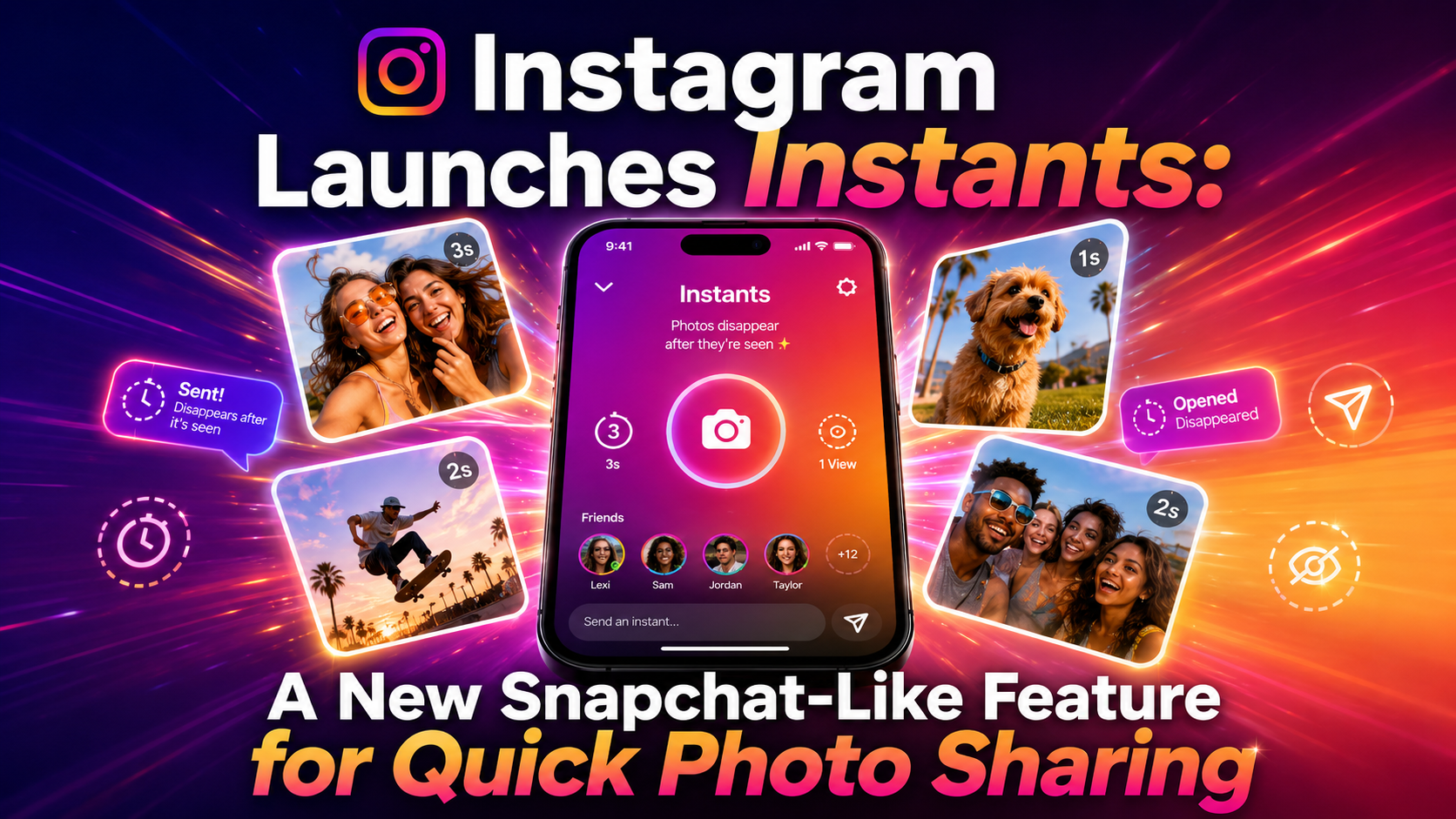 Instagram Instants quick photo update feature for private sharing