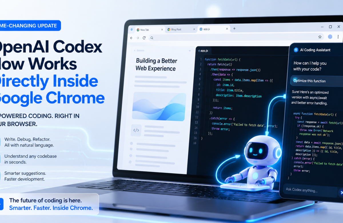 OpenAI Codex Now Works Directly Inside Google Chrome