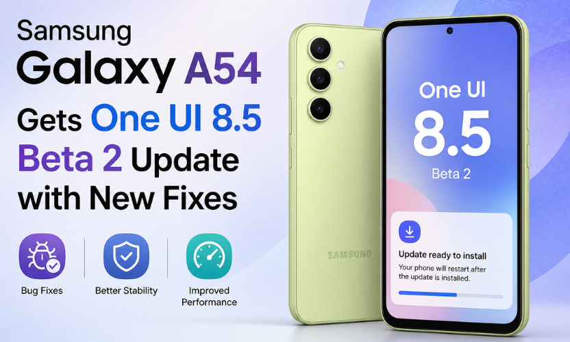 Galaxy A54 update, Samsung update, One UI 8.5, Android update, Samsung Galaxy A54