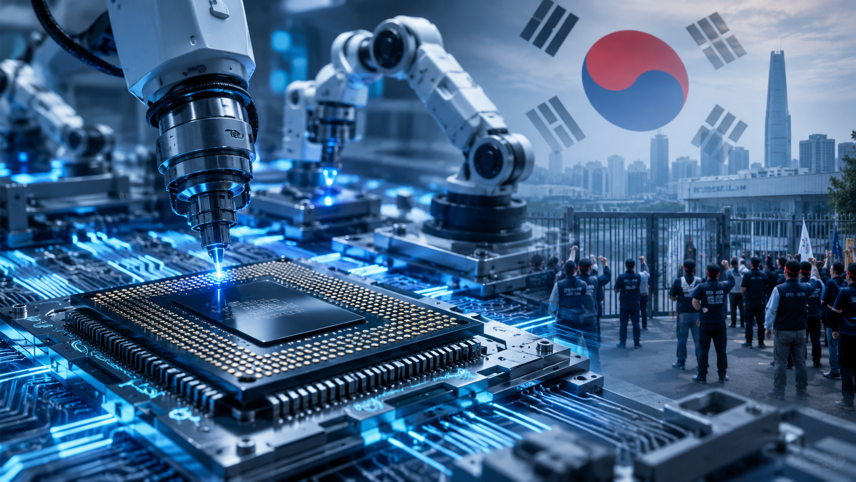 Samsung strike impact on global semiconductor supply chain and AI chip demand