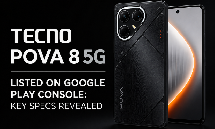 Tecno Pova 8 5G Google Play Console listing specs revealed