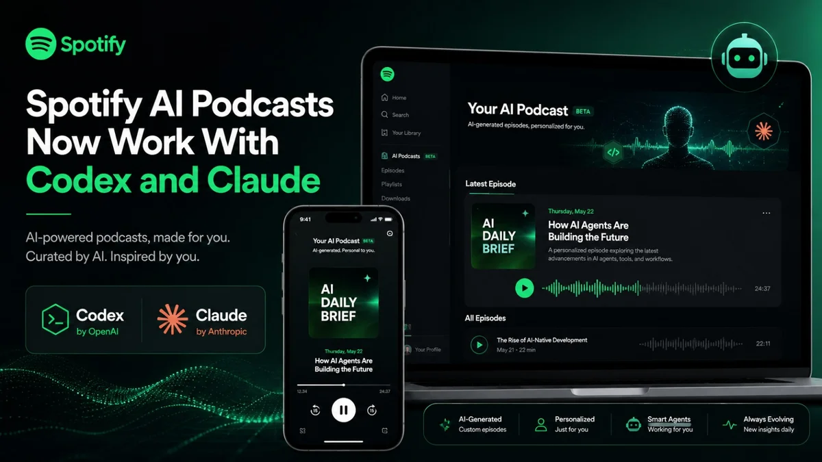 Spotify AI Podcasts Now Work With Codex and Claude