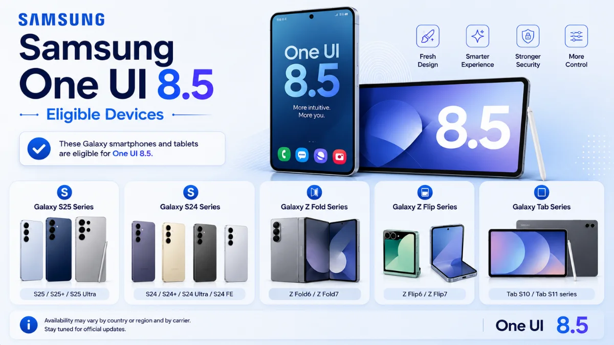 Samsung One UI 8.5 Update: Eligible Devices, AI Features and How to Install