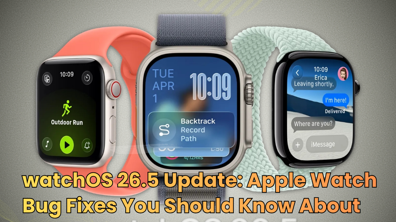 watchOS 26.5 update Apple Watch bug fixes