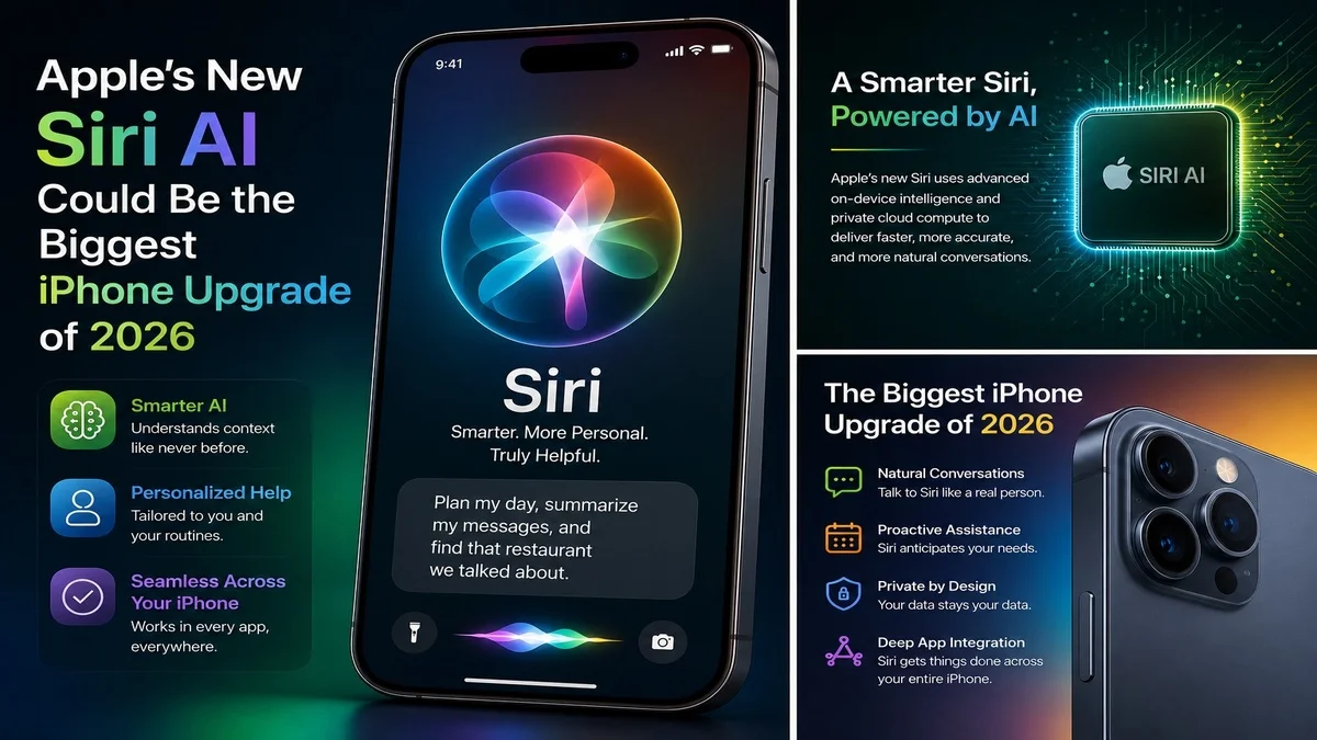 Apple New Siri AI concept with Dynamic Island and voice assistant