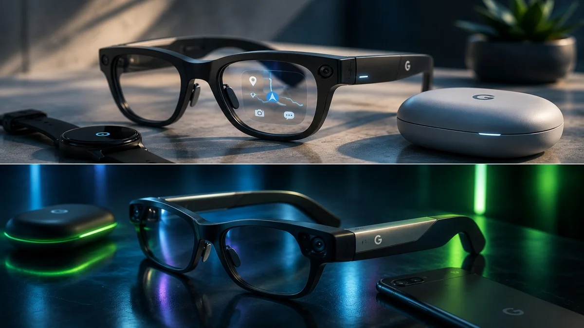 Android XR smart glasses powered by Gemini AI