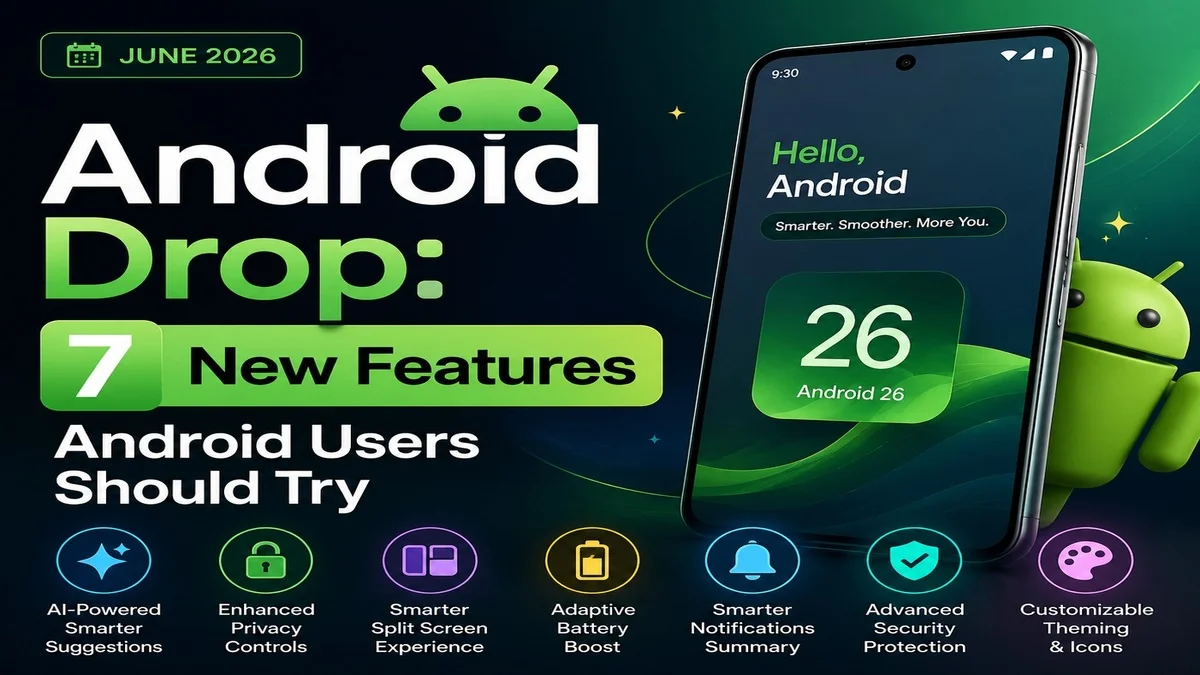  June 2026 Android Drop: 7 New Features Android Users Should Try