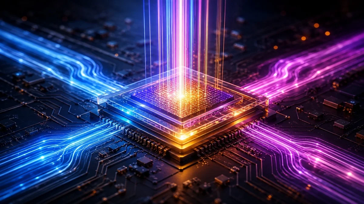 Future AI data centre powered by faster light-based semiconductor technology