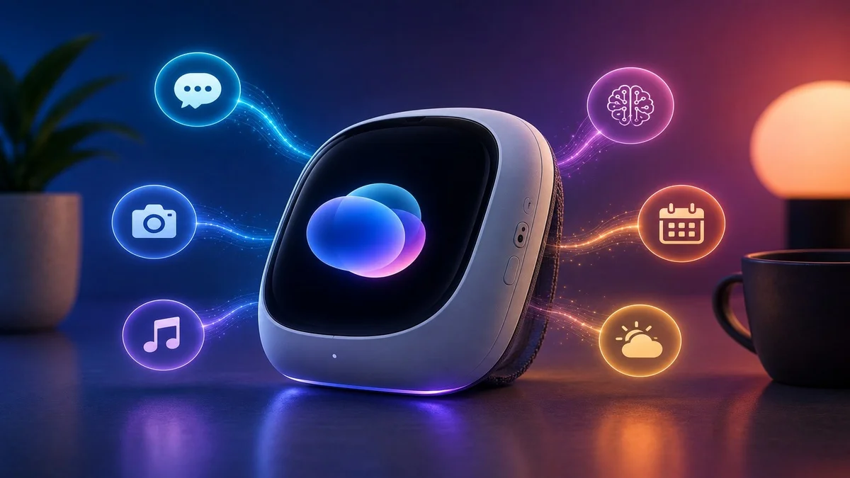 Microsoft AI wearable badge concept for future gadgets