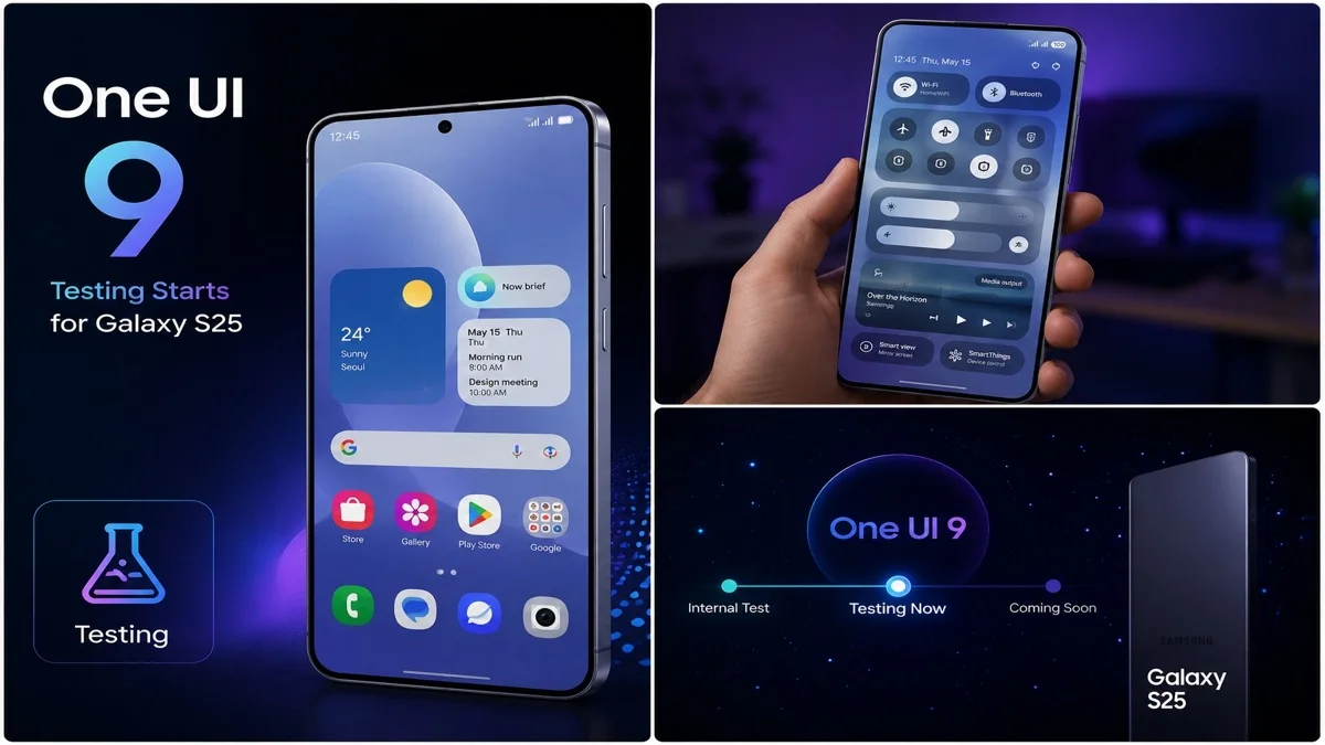  One UI 9 Testing Starts for Galaxy S25: What Samsung Users Can Expect