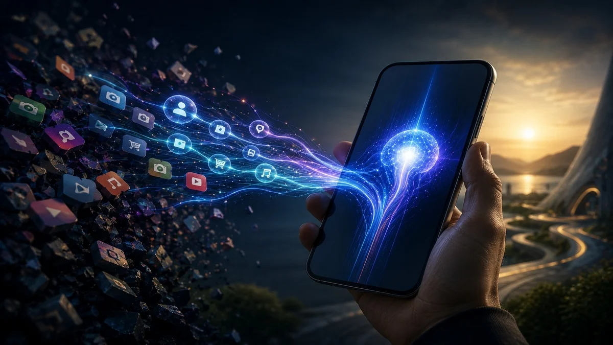 https://chatgpt.com/g/g-p-6996aa73b19c8191bea05068ee7d4dc4-mobile-verse/c/6a311f85-fd00-8324-a4d4-d8ace7014564#:~:text=AI%20agents%20replacing%20traditional%20mobile%20app%20icons%20on%20smartphones