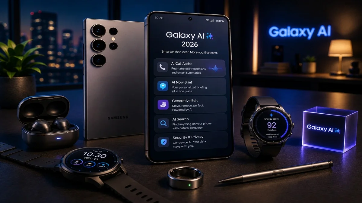 Samsung AI tools with One UI features
