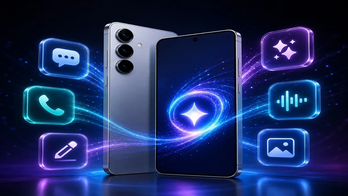 Samsung Galaxy S25 showing Galaxy AI notification summaries
