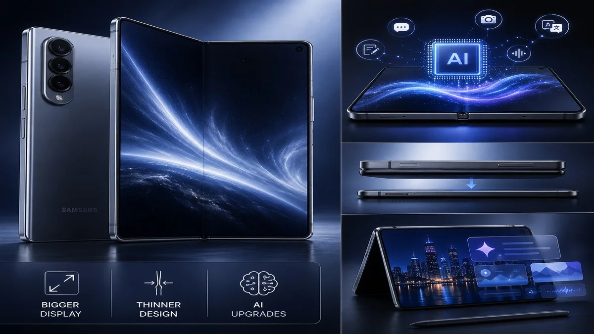 Galaxy Z Fold 8 leak with Galaxy AI foldable features