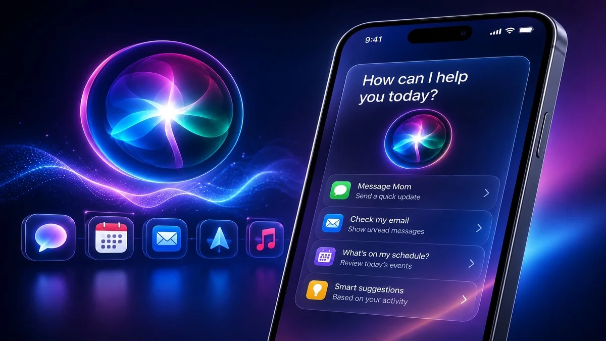 Smart Apple assistant features on iPhone