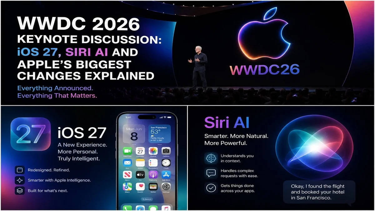  WWDC 2026 Keynote Discussion: iOS 27, Siri AI and Apple’s Biggest Changes Explained